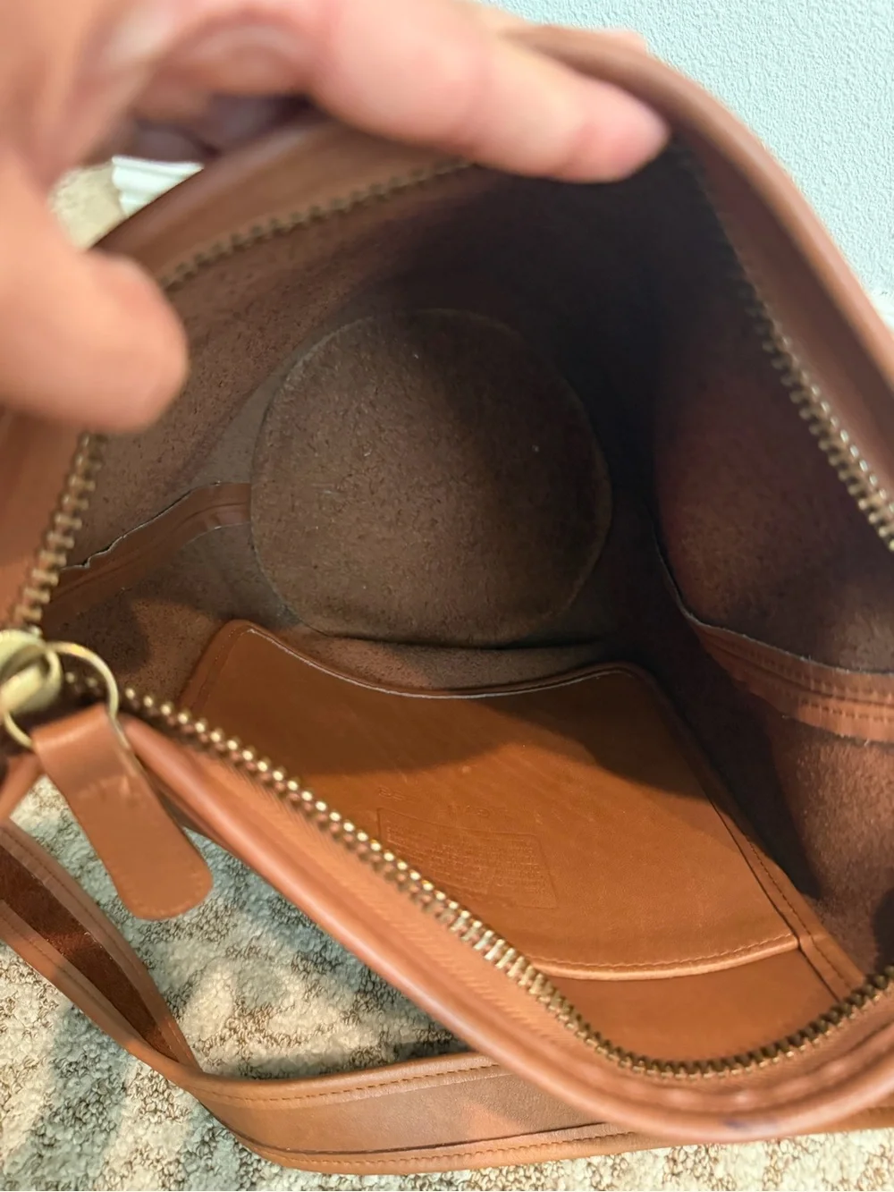COACH 90’s Vintage Duffle in British Tan EXCELLENT